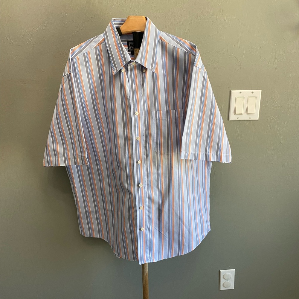 Jos. A. Bank Multicolor Striped Casual Shirt